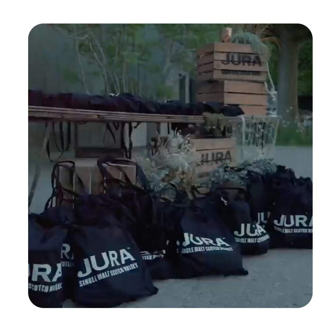 Jura Whisky Community Event goodiebags