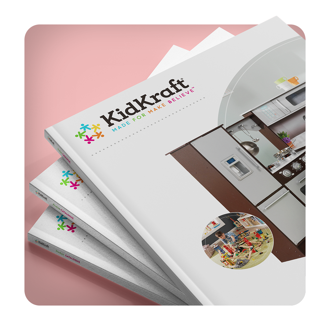 Printproductie KidKraft B2B-catalogus